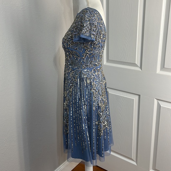 Aidan Maddox beaded cocktail dress size 0 - Picture 10 of 17